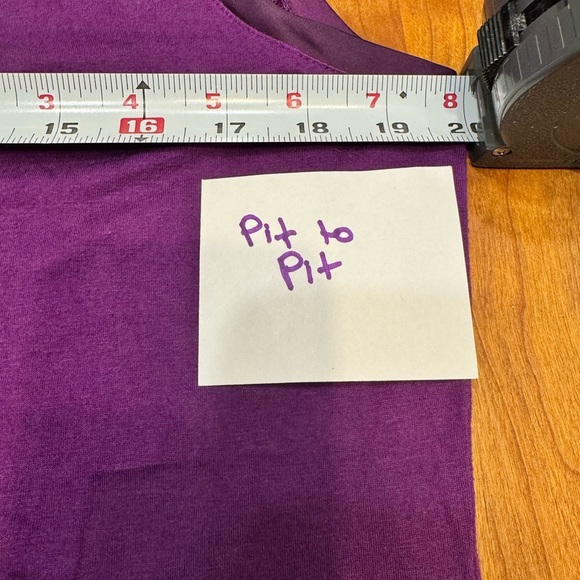Banana Republic Purple Shell Blouse With Satin Trim In XL - Picture 7 of 7